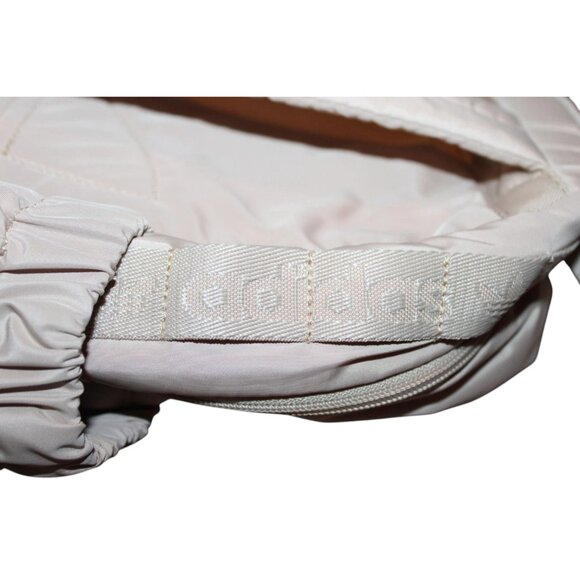 Adidas Puffer Backpack Magic Beige NWOT Wipe Clean Adidas Backpack Laptop bag - Picture 4 of 5